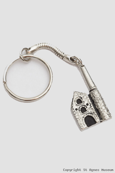 Key Ring   Mine Engine House, Pewter product photo